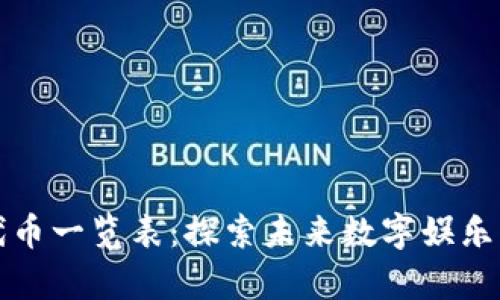 区块链游戏代币一览表：探索未来数字娱乐的财富新机遇